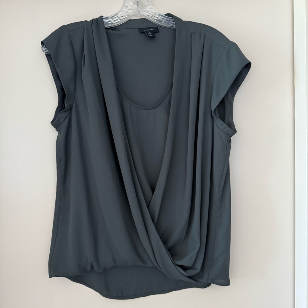 Halogen Cross Front Blouse NWOT
